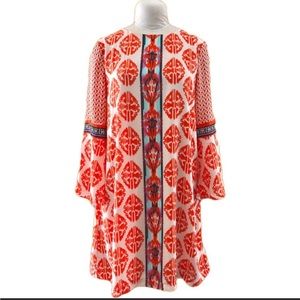 Beige by Eci Orange Dress in excellent condition